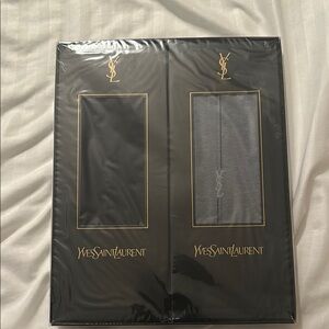 Yves Saint Laurent Black and Gray Socks